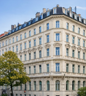 Wiener Zinshaus von außen